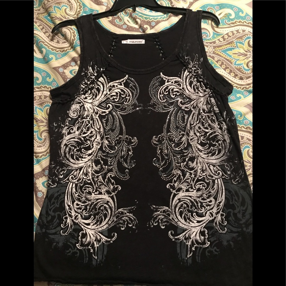 Size 1 Maurice’s tank top bedazzled